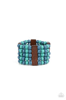 Paparazzi Island Soul - Blue Bracelet