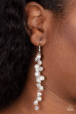 Candlelight Cruise - White Earring