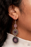 Paparazzi Farmhouse Hustle - Purple Earrings