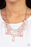 Paparazzi Candlelit Cabana - Pink Necklace