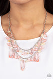 Paparazzi Candlelit Cabana - Pink Necklace