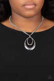 Paparazzi Suburban Storm - Silver Necklace