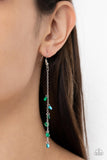 Paparazzi Extended Eloquence - Green Earring