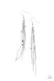 Paparazzi Cosmic Cascade - Silver Earring