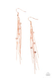 Cosmic Cascade - Copper Earring