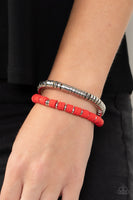 Paparazzi Catalina Marina - Red  Bracelet