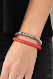 Paparazzi Catalina Marina - Red  Bracelet