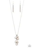 Paparazzi Wild Bunch Flair - White Necklace