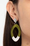 Thats a WRAPAROUND - Green Earring