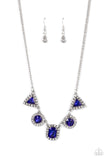 Paparazzi Posh Party Avenue - Blue Necklace