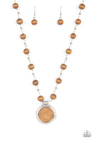 Paparazzi Soulful Sunrise - Brown Necklace