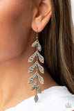 Paparazzi Lead From the FROND - Brass Earrings