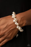 Paparazzi Vintage Versatility - White Bracelet