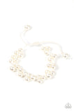 Paparazzi Vintage Versatility - White Bracelet