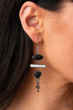 Adventurously Artisan - Black Earring