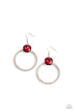 Paparazzi Cheers to Happily Ever After - Red Earrings