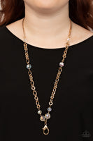 Prismatic Pick-Me-Up - Gold Necklace