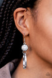 Paparazzi Standalone Sparkle - White Earrings