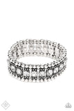 Paparazzi Ritzy Reboot - White Bracelet