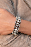 Paparazzi Ritzy Reboot - White Bracelet