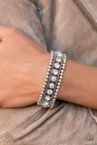 Paparazzi Ritzy Reboot - White Bracelet