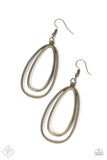 Paparazzi Lend Me Your Lasso - Brass Earrings