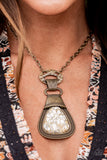 Paparazzi Rodeo Royale - Brass Necklace