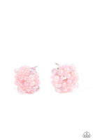 Paparazzi Bunches of Bubbly - Pink Earrings