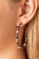 Effortlessly Earthy - Brown Earring