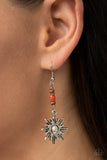 Sunshiny Days - Orange Earring