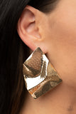 Modern Maverick - Gold Earring