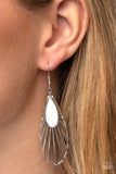 WING-A-Ding-Ding - White Earring