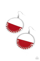 Lavishly Laid Back - Red Earring