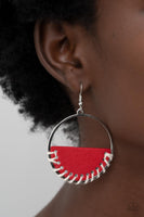 Lavishly Laid Back - Red Earring