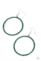 Head-Turning Halo - Green Earring