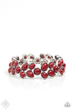 Paparazzi Marina Romance - Red Bracelet