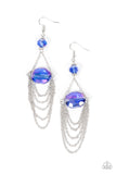 Paparazzi Ethereally Extravagant - Blue Earring