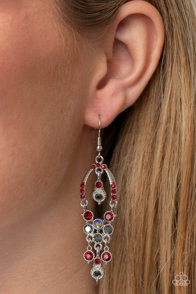 Sophisticated Starlet - Red Earring