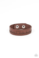 Paparazzi Haute Heartbeat - Brown Bracelet