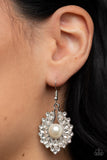 Crowns Required - White Earring