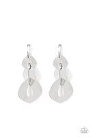 Enveloped in Edge - Silver  Earring