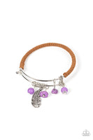 Running a-FOWL - Purple Bracelet