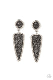 Druzy Desire - Silver Earring