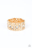 Paparazzi Dynamically Diverse - Gold Bracelet