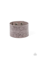 Rosy Wrap Up - Silver Bracelet