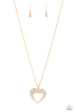 Paparazzi Cupid Charisma - Gold Necklace