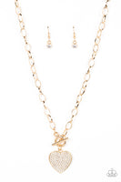 Paparazzi If You LUST - Gold Necklace