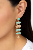 Rustic Reverie - Blue Earring