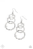 Paparazzi Revolving Radiance - White Earrings