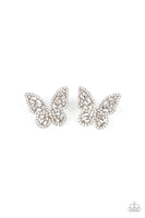 Smooth Like FLUTTER - White Earring